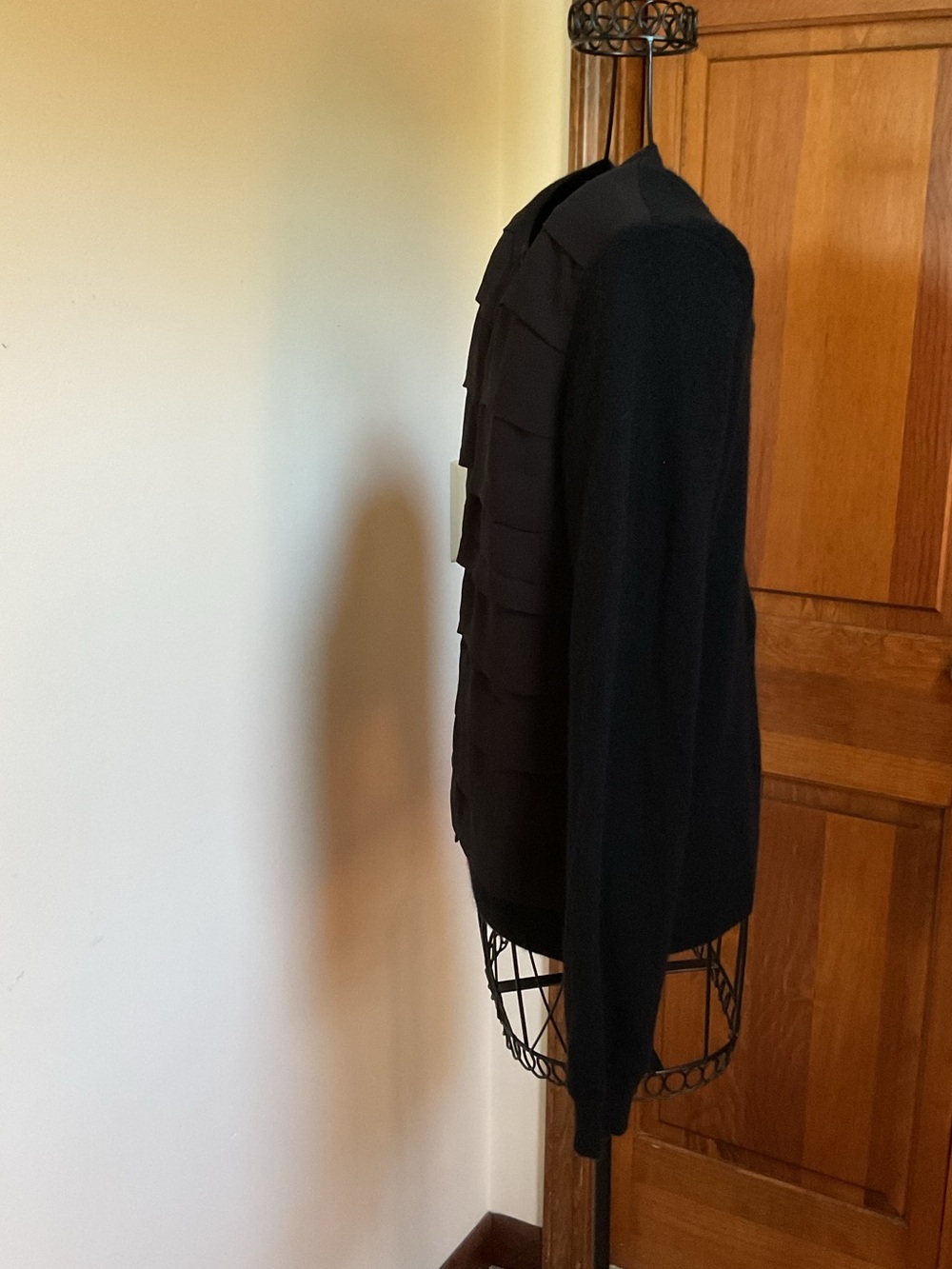 Magaschoni Black cashmere Cardigan, small - Picture 4 of 6